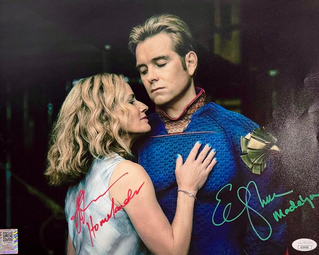 Antony Starr & Elisabeth Shue Signed 11x14 Photo (The Boys) - JSA and Official Pix COA
